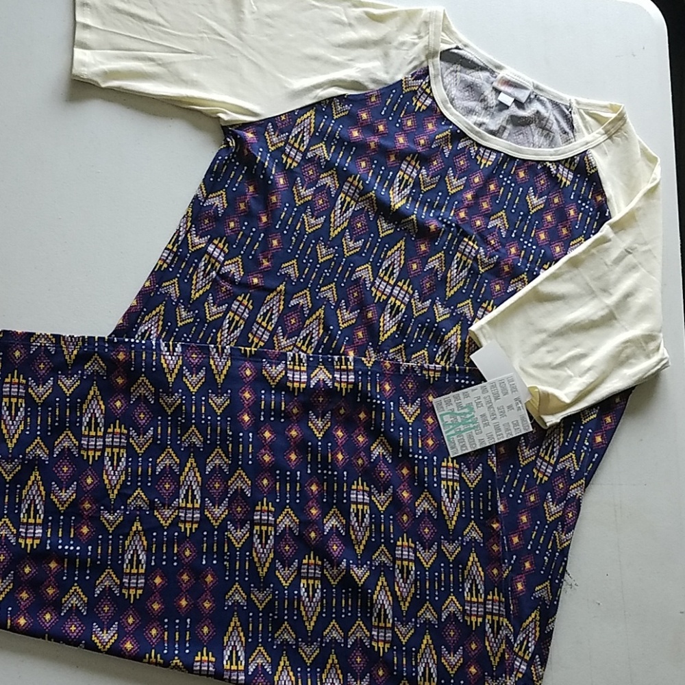 NWT LLR 2X/XXL Aztec Print Julia